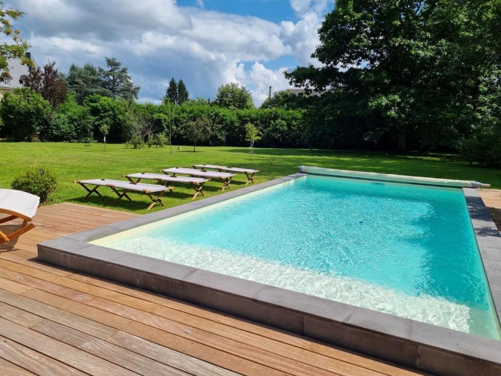 Villa Mura Gite Luxe Avec Piscine Et Spa Campagne Et Grand Air Nouvelle Aquitaine Correze Neuvic  Εξωτερικό φωτογραφία